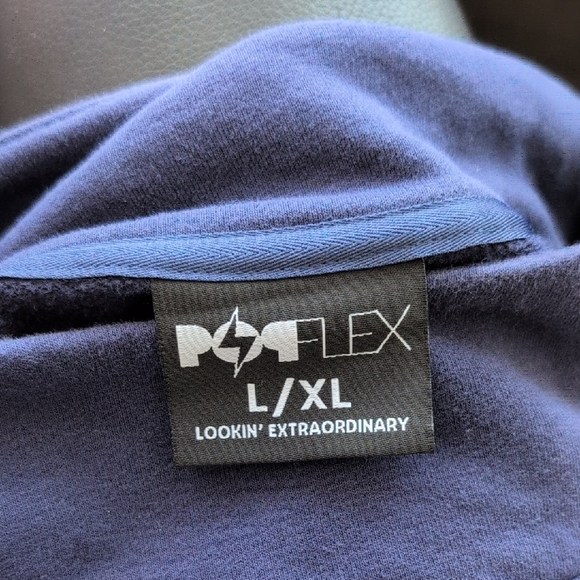 Dark Blue Cropped Sweater - Picture 3 of 3